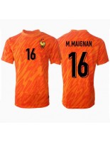 Frankrike Mike Maignan #16 Keeper Bortedrakt EM 2024 Korte ermer